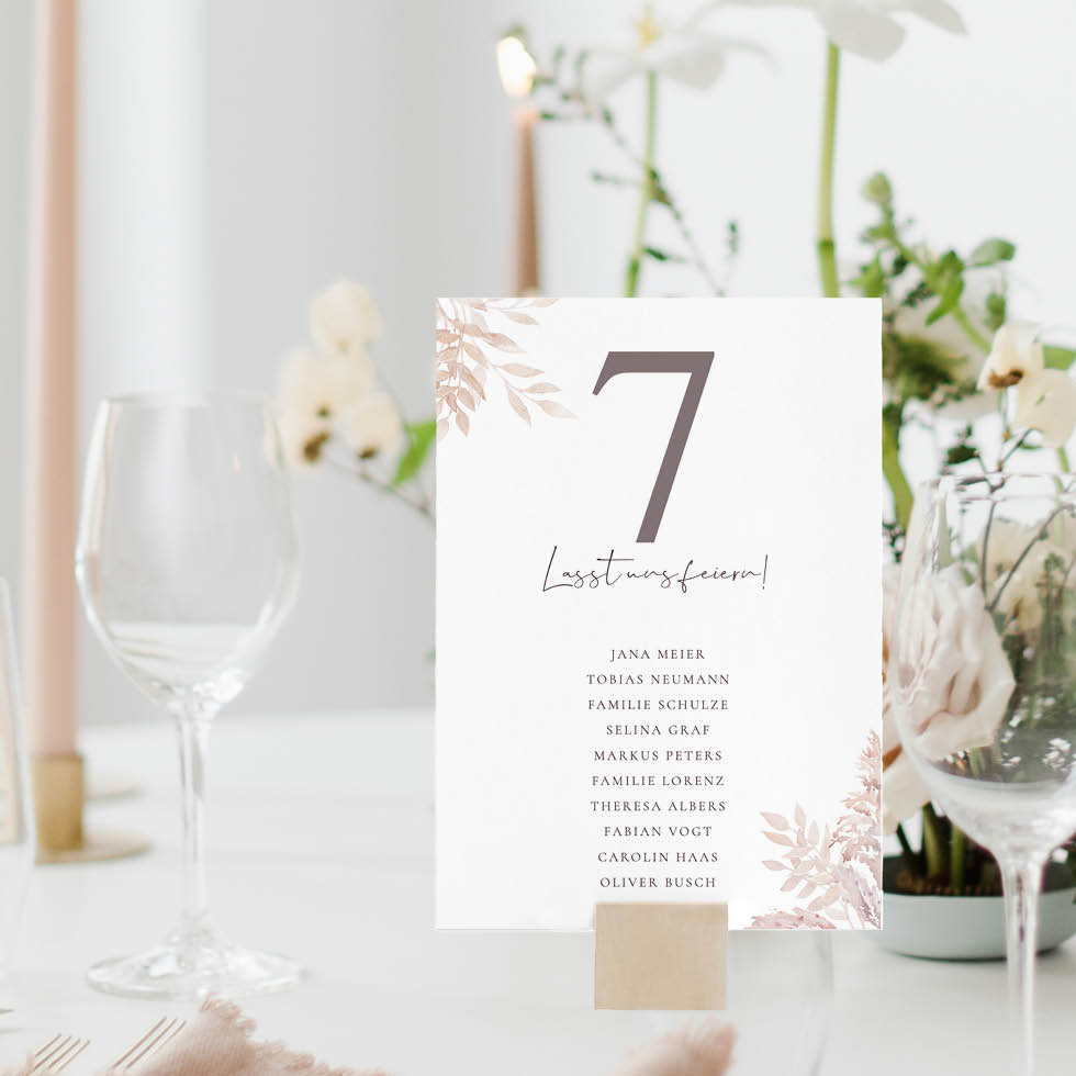 weddingstyle-feier-pampas-boho-gruppentischkarten-naturpapier image 1