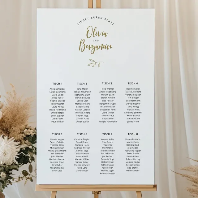 weddingstyle-sitzplan-brush-schrift-schild-individuell image 1
