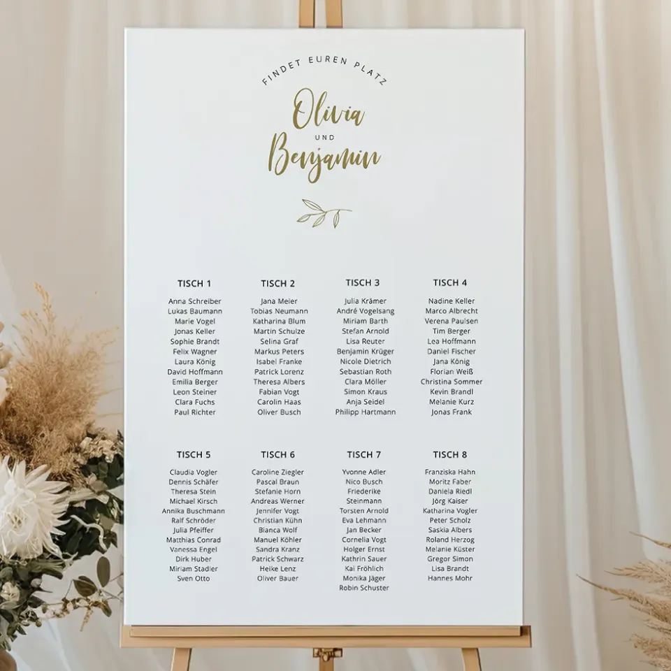 weddingstyle-sitzplan-brush-schrift-schild-individuell image 1