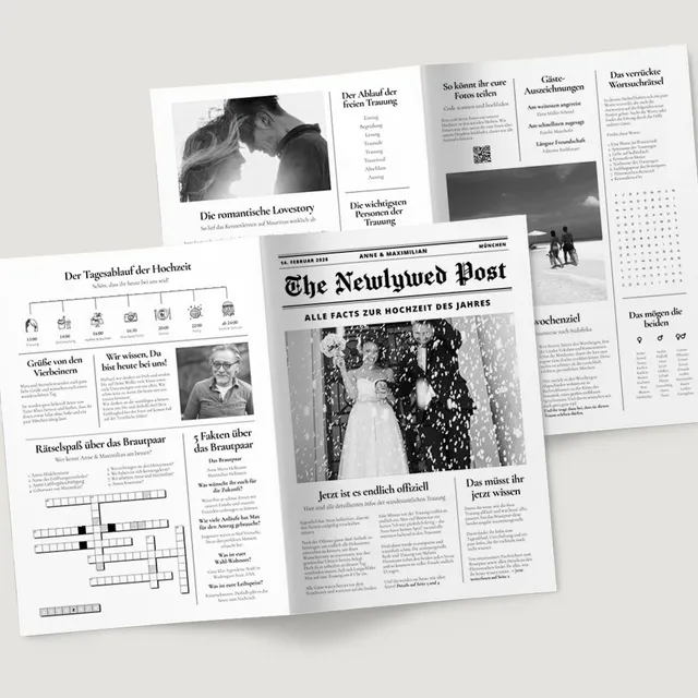 weddingstyle-spiele-mini-tageszeitung-drucken-lassen-personalisierbar image 1