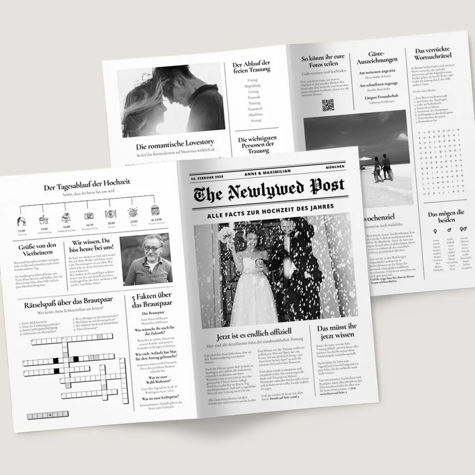 weddingstyle-spiele-mini-tageszeitung-drucken-lassen-personalisierbar image 1