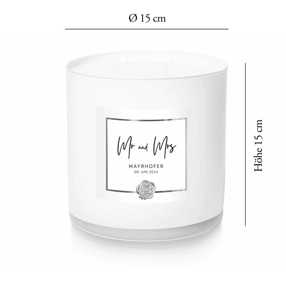 weddingstyle-mr-mrs-ewige-kerze-silber-personalisiert image 5
