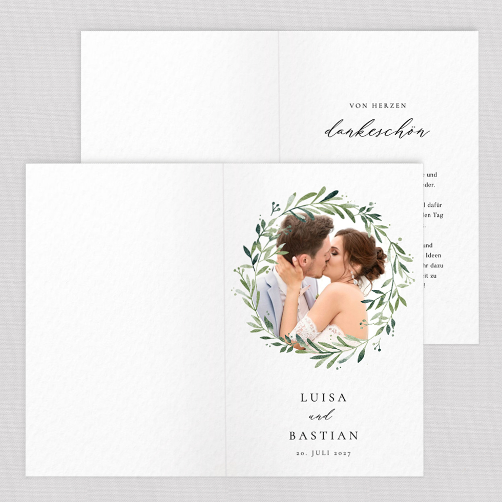 weddingstyle-greenery-kranz-dankeskarte-klappkarte-personalisiert image 2