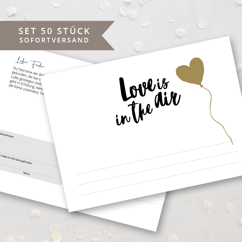 weddingstyle-ballonflugkarten-brush-lettering-50er-set image 1