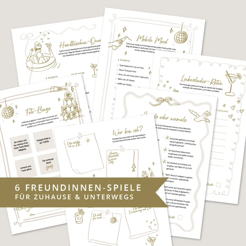 weddingstyle-jga-girls-day-spieleset-pdf-6-spiele image 1