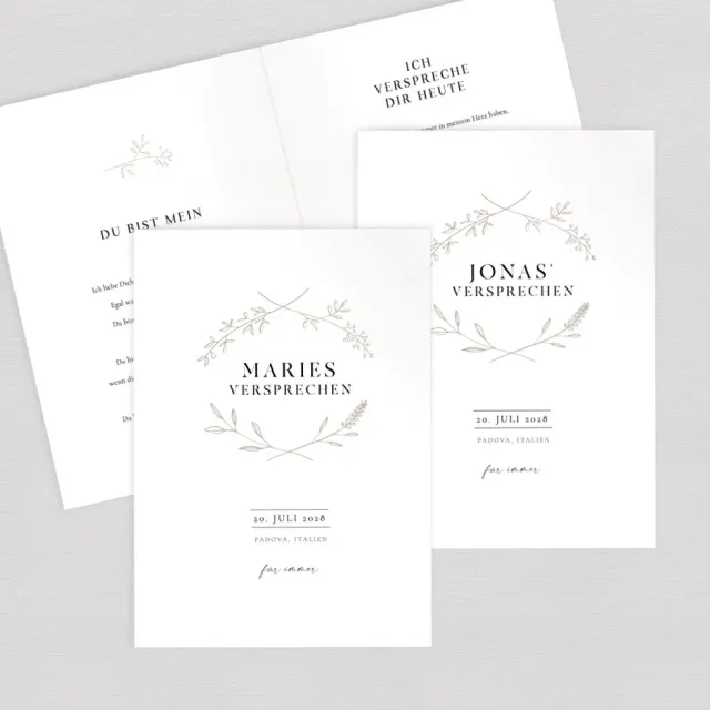 weddingstyle-vintage-vibes-eheversprechen-hefte-2er-set image 1
