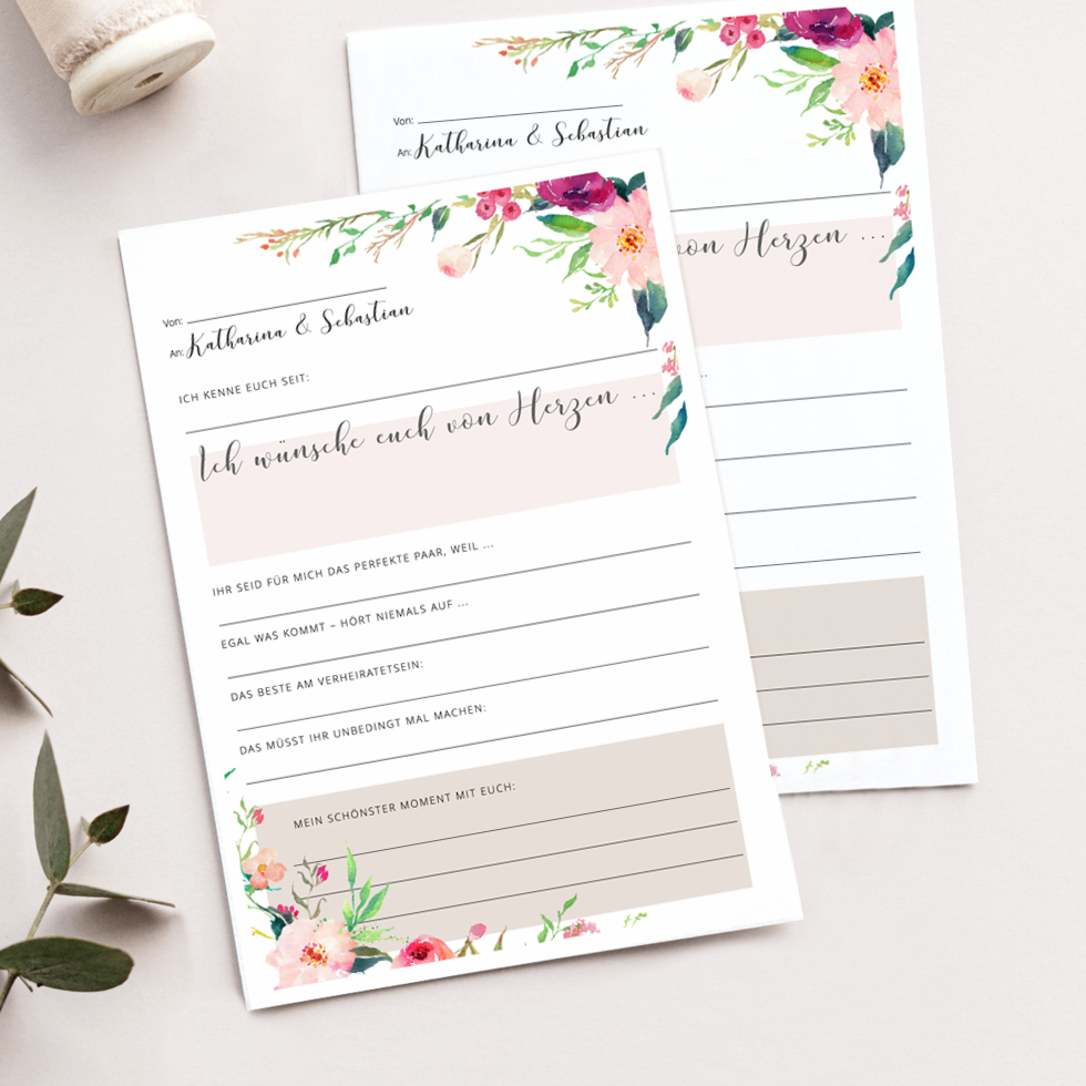 weddingstyle-feier-blumendesign-g-stebuchkarten-din-a5-individuell image 1