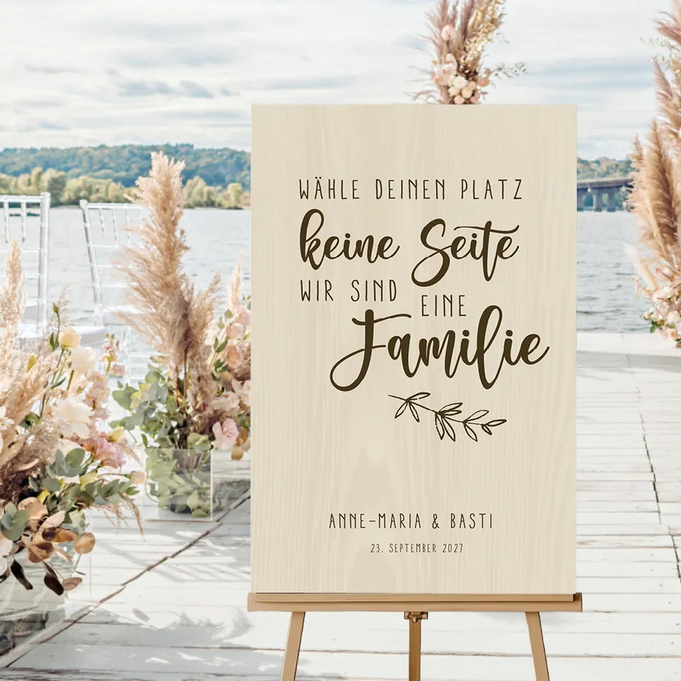 weddingstyle-dekoschild-trauung-individuell-a4-download image 1