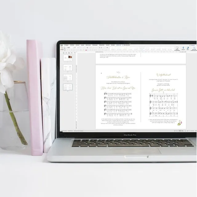 weddingstyle-trauung-kirchenheft-katholisch-vorlage-word-4-12-seiten image 1