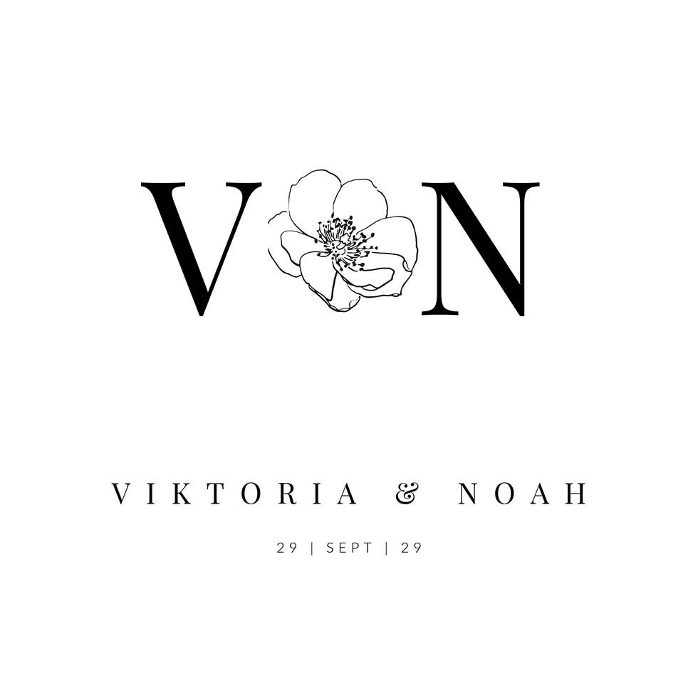 weddingstyle-hochzeitskarten-viktoria-noah-hochzeitslogo-download image 1
