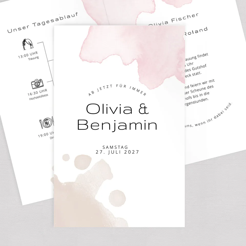 weddingstyle-hochzeitskarten-einladung-fluid-klappkarte-b6 image 1