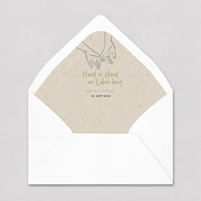 weddingstyle-hochzeitskarten-briefumschlag-inlay-hand-in-hand-vorlage-a4 image 1