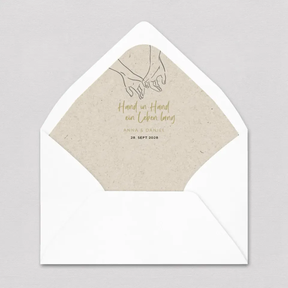 weddingstyle-hochzeitskarten-briefumschlag-inlay-hand-in-hand-vorlage-a4 image 1
