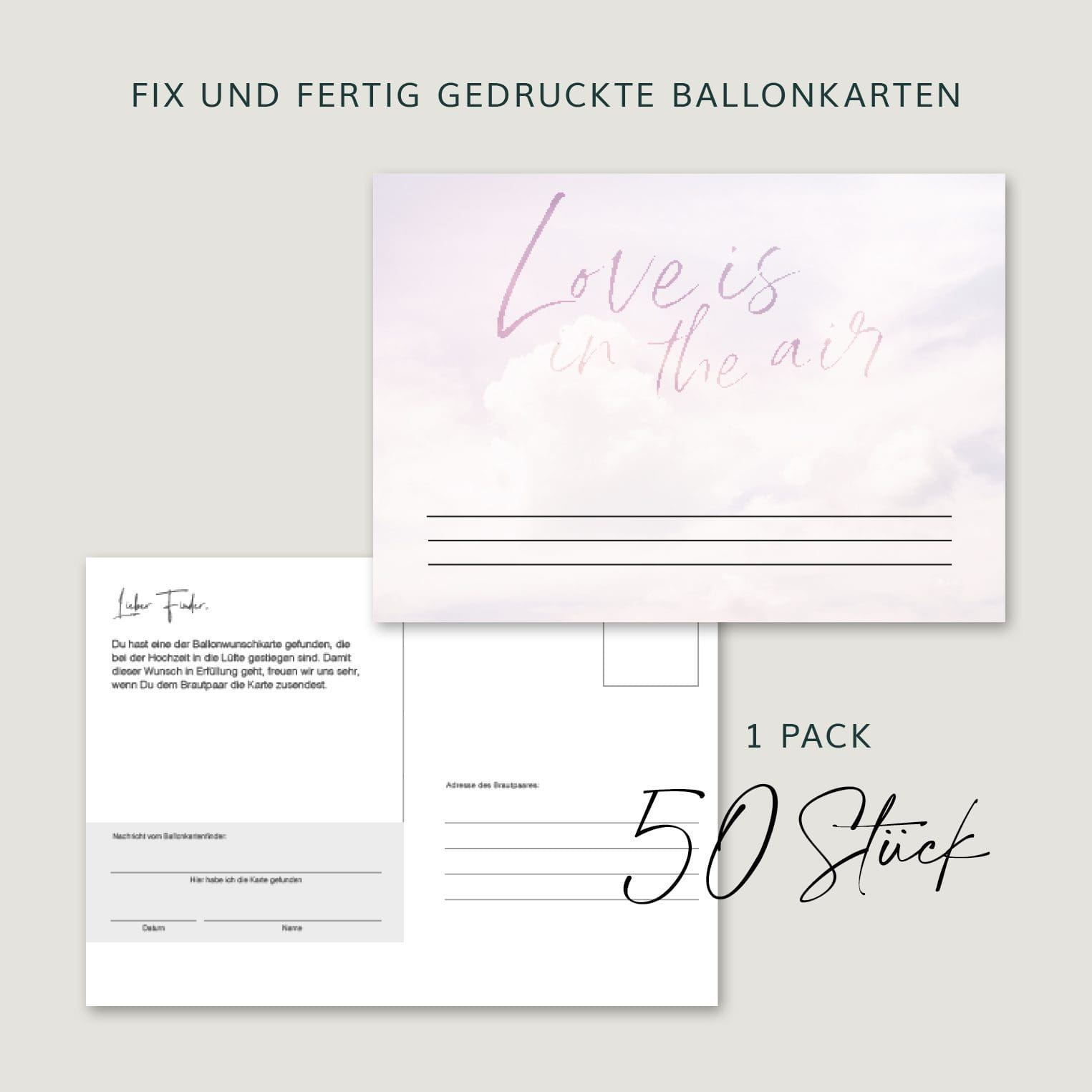 weddingstyle-spiele-heaven-ballonflugkarten-set-50-st-ck image 2