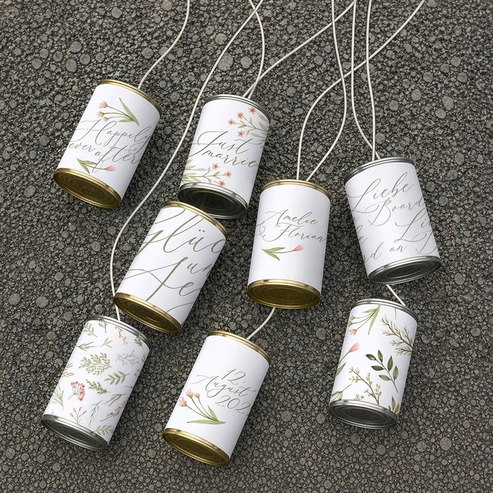 weddingstyle-wiesenblumen-autodosen-banderolen-8er-set image 1