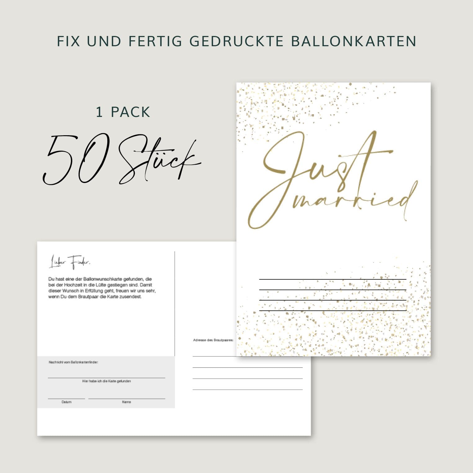 weddingstyle-just-married-ballonflugkarten-luftballonkarten-50-st-ck image 2