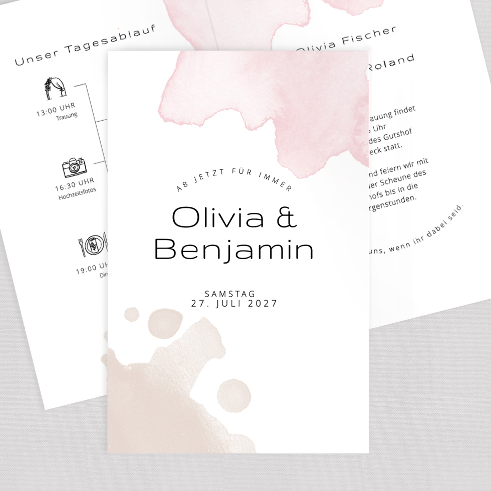 weddingstyle-hochzeitskarten-einladung-fluid-klappkarte-b6 image 1