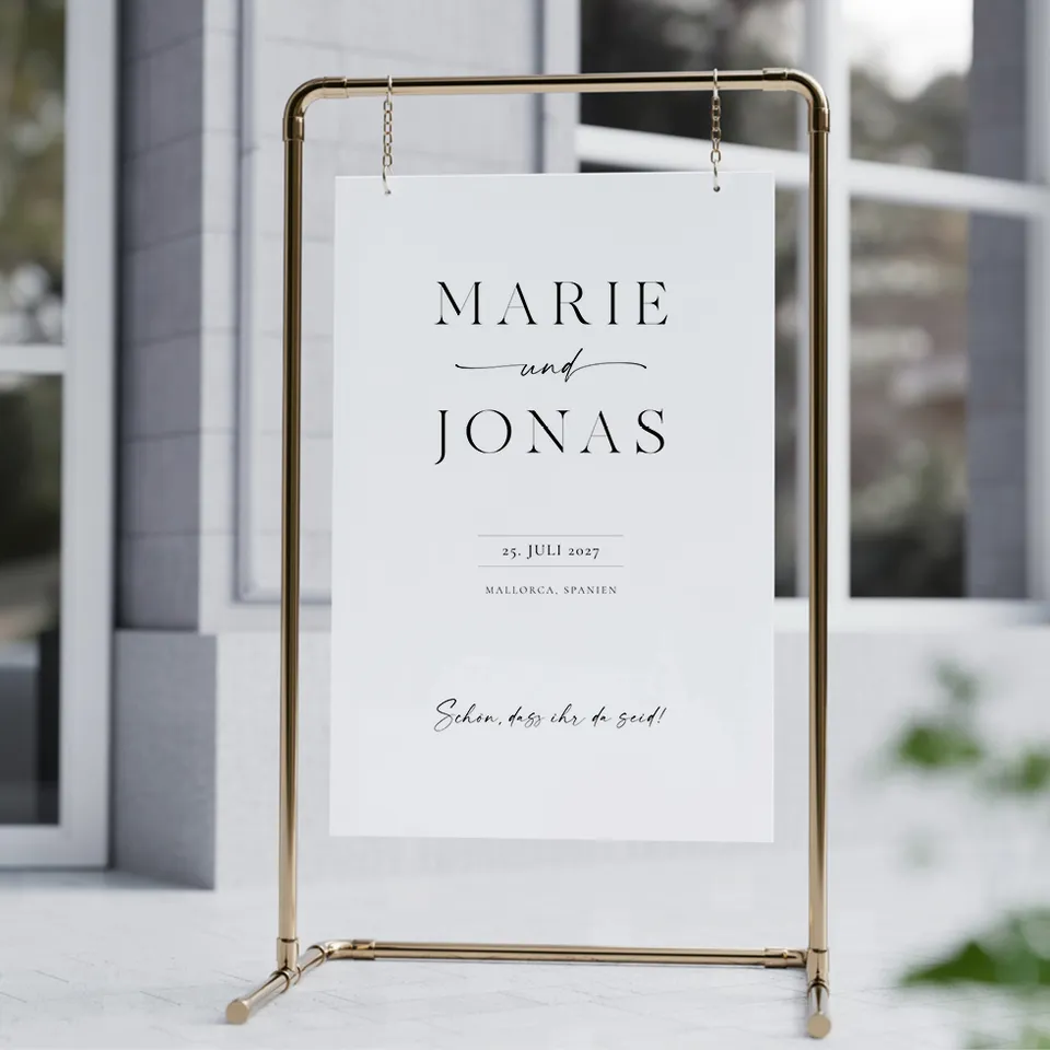 weddingstyle-trauung-willkommensschild-marie-jonas-poster image 1