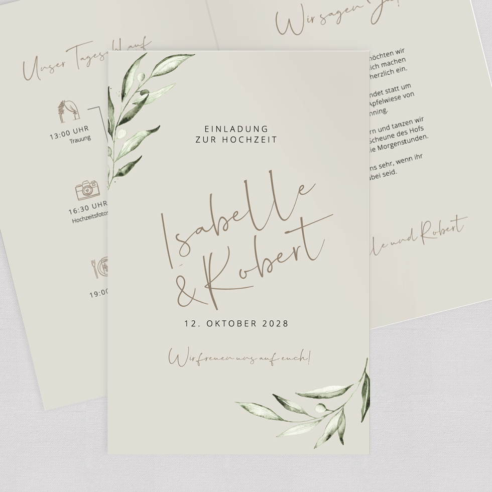 weddingstyle-mediterran-hochzeitseinladung-klappkarte-b6 image 1