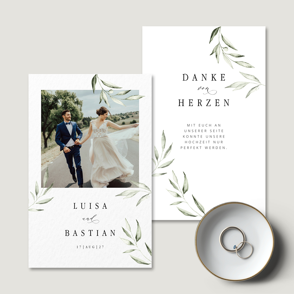 weddingstyle-olivenzweig-dankeskarte-hochzeit-greenery image 2