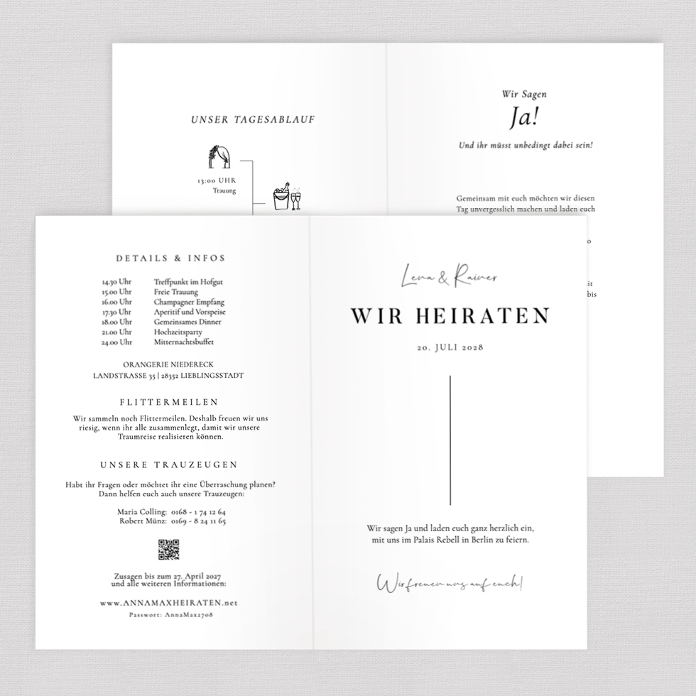 weddingstyle-pure-hochzeitseinladung-klappkarte-b6 image 2