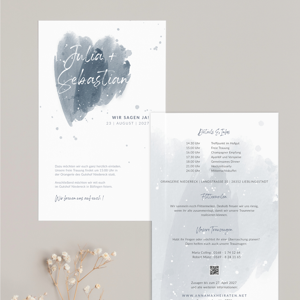 weddingstyle-hochzeitskarten-vorlage-wasserfarbe-blau-b6-download image 1