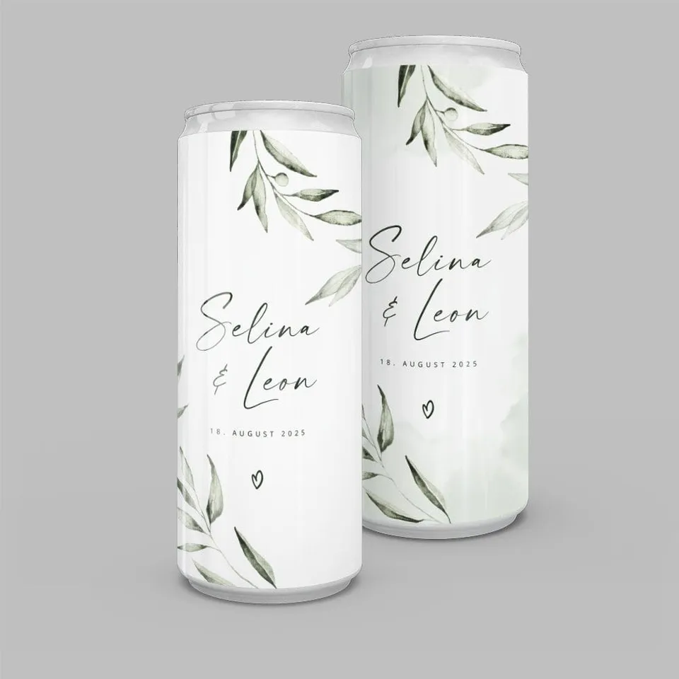 weddingstyle-sektempfang-dosen-aufkleber-olivenzweig-10er image 1