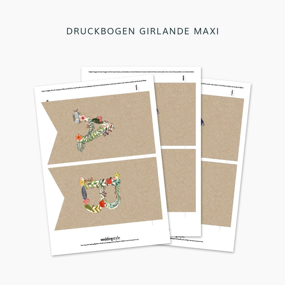 weddingstyle-feier-girlande-blumenwiese-kraftpapier-diy-buchstaben image 3
