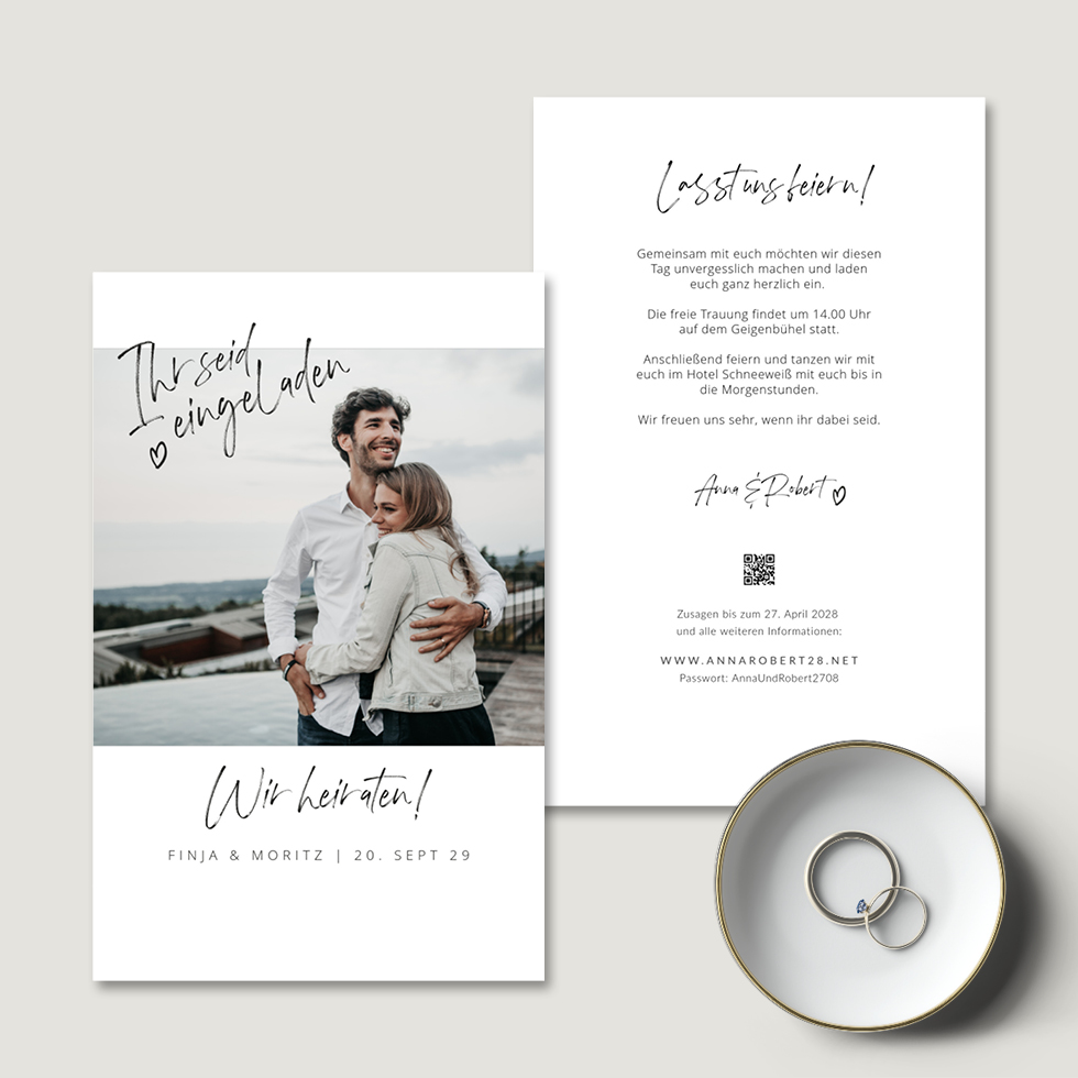weddingstyle-hochzeitskarten-hochzeitseinladung-von-herzen-b6 image 2