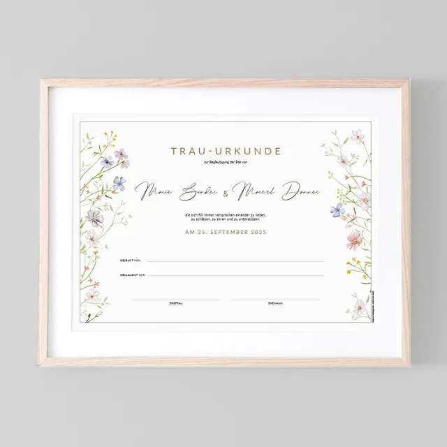 weddingstyle-trauung-wiesenblumen-trauurkunde-freie-trauung image 1