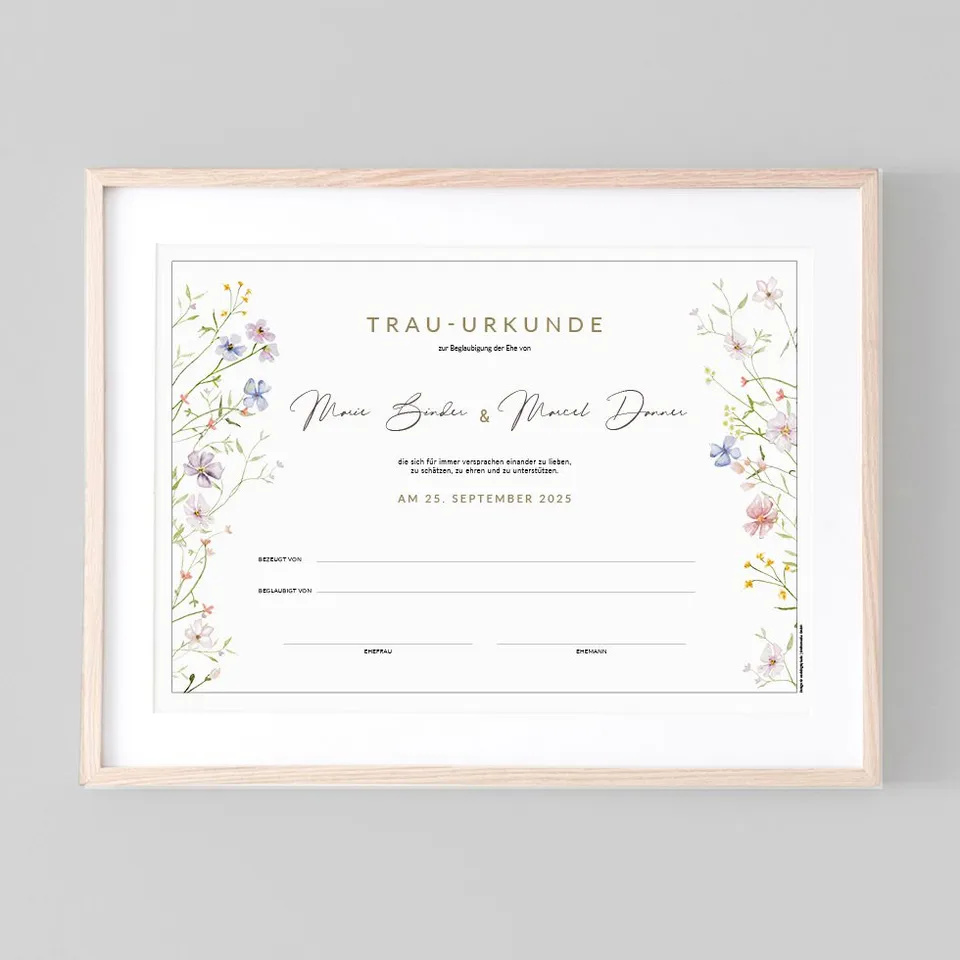 weddingstyle-trauung-wiesenblumen-trauurkunde-freie-trauung image 1