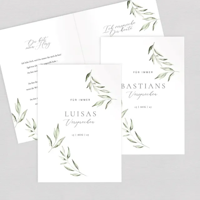 weddingstyle-trauung-ehegel-bde-hefte-wonderful-greens-2er-set image 1