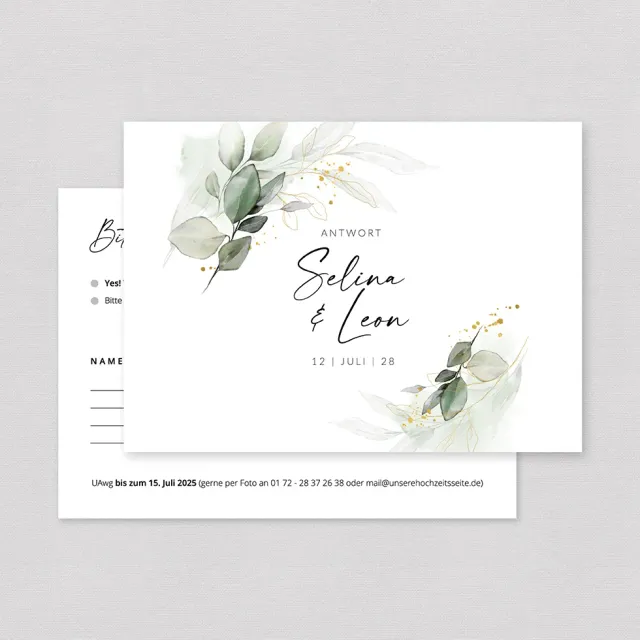 weddingstyle-eukalyptus-gold-antwortkarte-branch image 1