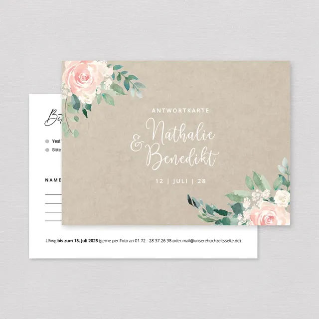 weddingstyle-hochzeitskarten-antwortkarte-flower-romance-druck image 1