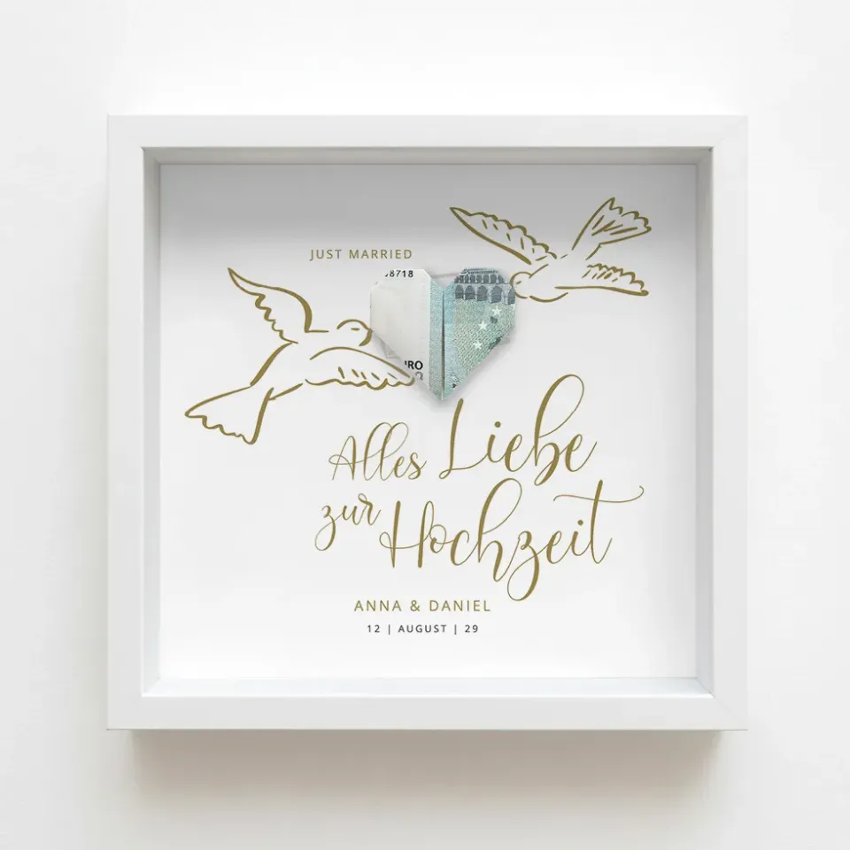weddingstyle-geschenke-tauben-geldgeschenk-bilderrahmen-25x25 image 1