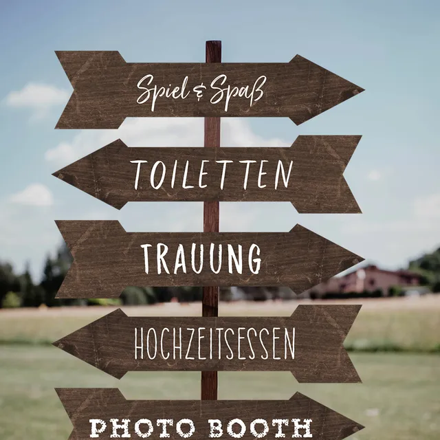 weddingstyle-trauung-wegweiser-holzoptik-vorlage image 1