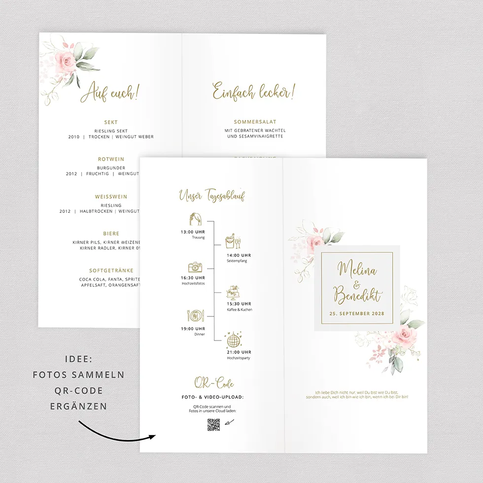 weddingstyle-feier-men-karte-modern-rose-klappkarte-102x200 image 2