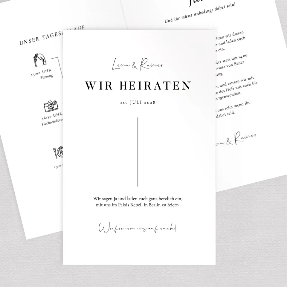 weddingstyle-pure-hochzeitseinladung-klappkarte-b6 image 1