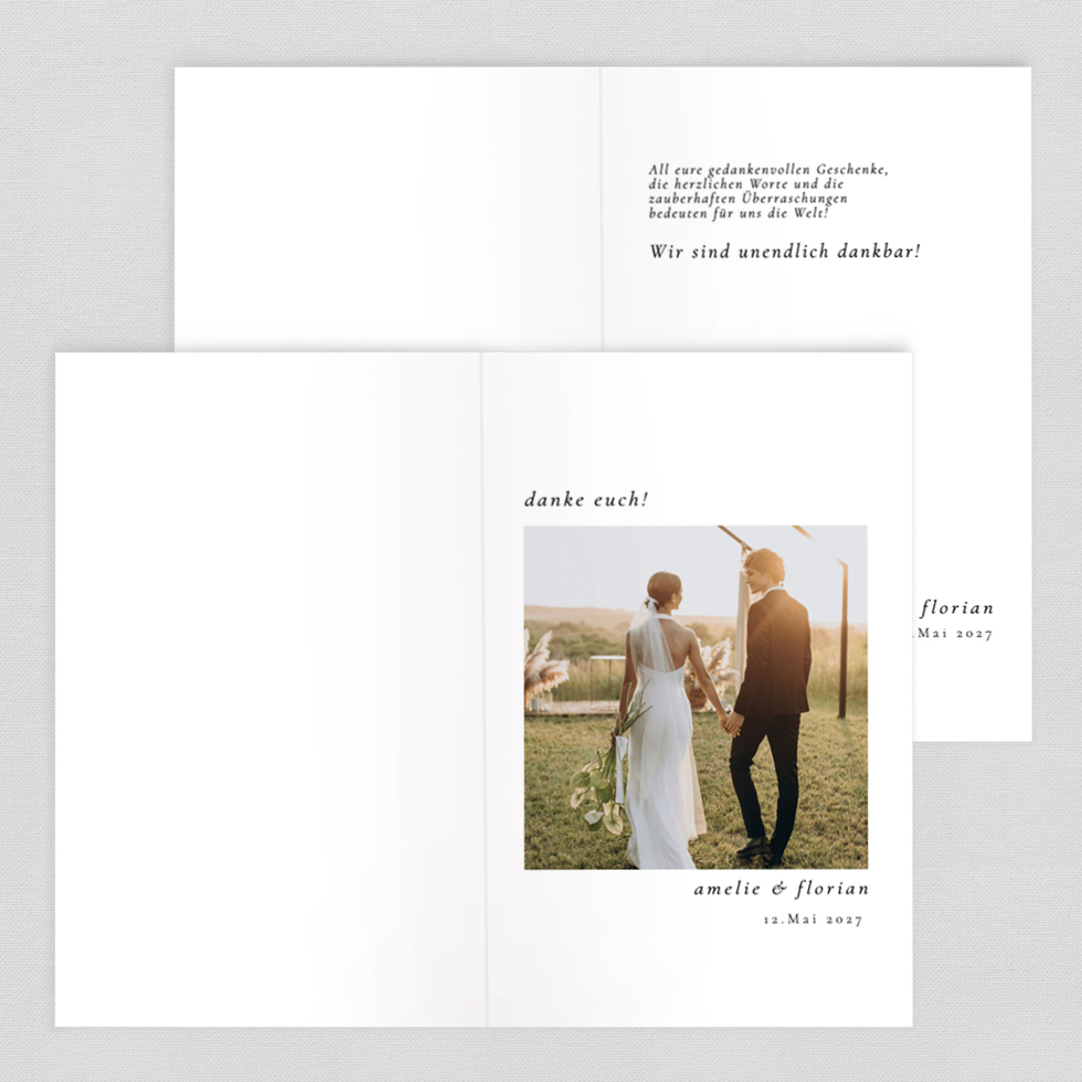 weddingstyle-pure-dankeskarte-klappkarte-b6-individuell-mit-foto image 2