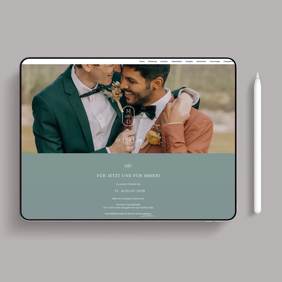 weddingstyle-hochzeitskarten-webseite-vorlage-branch-homepage-canva image 2