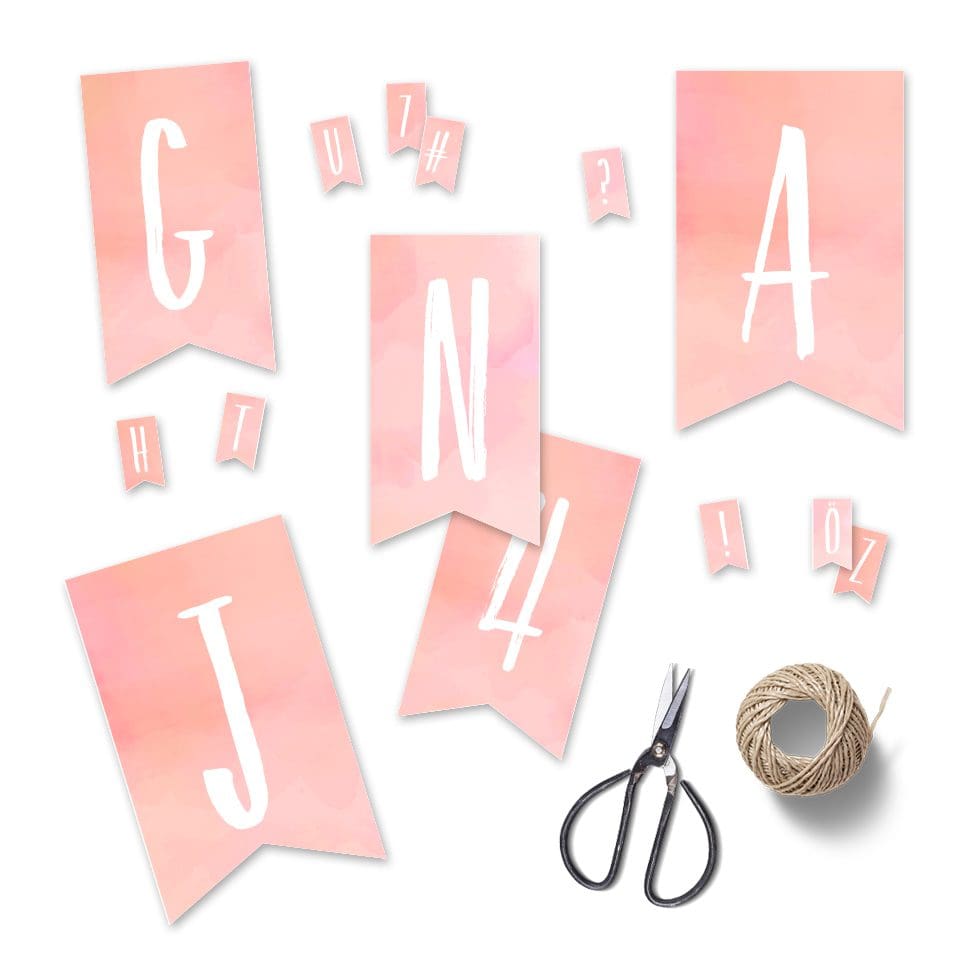 weddingstyle-feier-diy-girlande-peach-buchstaben-pdf-a4 image 2
