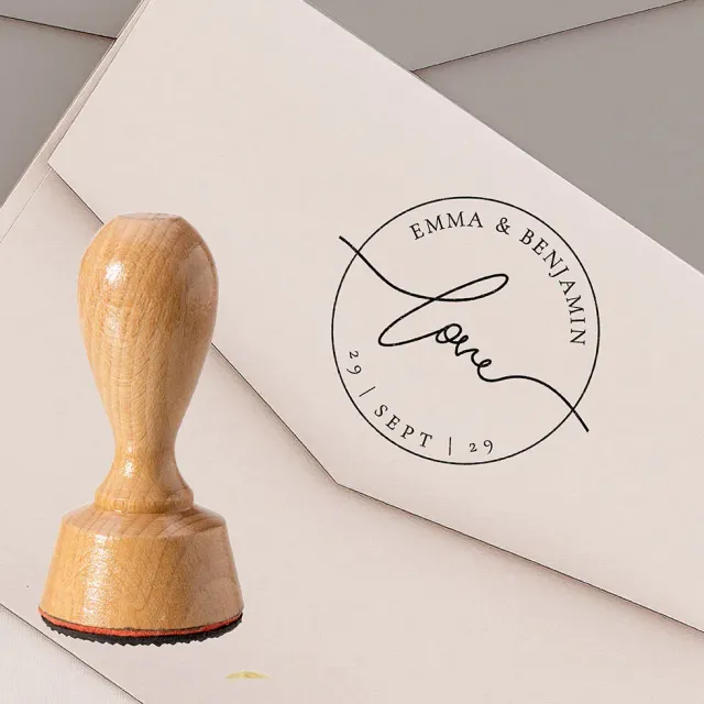 weddingstyle-hochzeitskarten-logo-love-stempel-rund-holz image 1