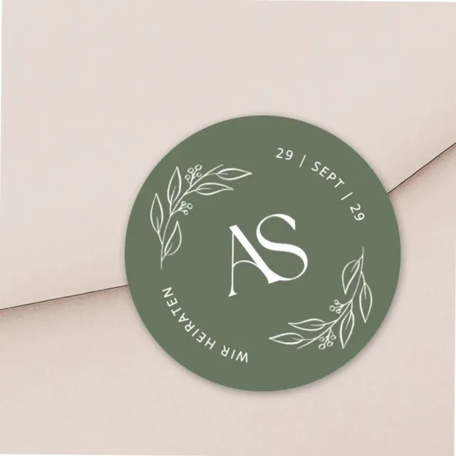 weddingstyle-salbeigr-n-aufkleber-personalisiert-vorlage-druck image 1