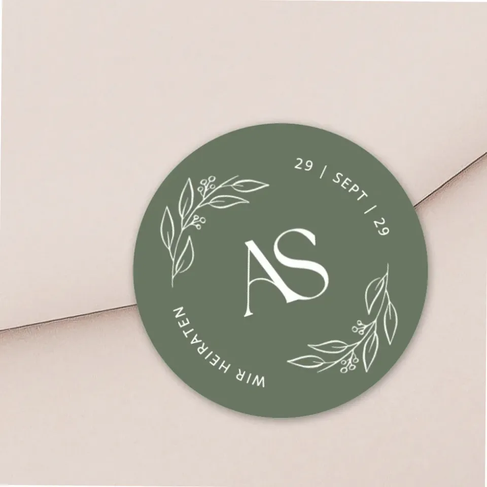 weddingstyle-salbeigr-n-aufkleber-personalisiert-vorlage-druck image 1
