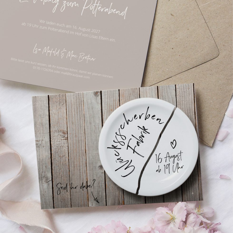 weddingstyle-gl-cksscherben-fabrik-polterabend-einladung-din-a6 image 1