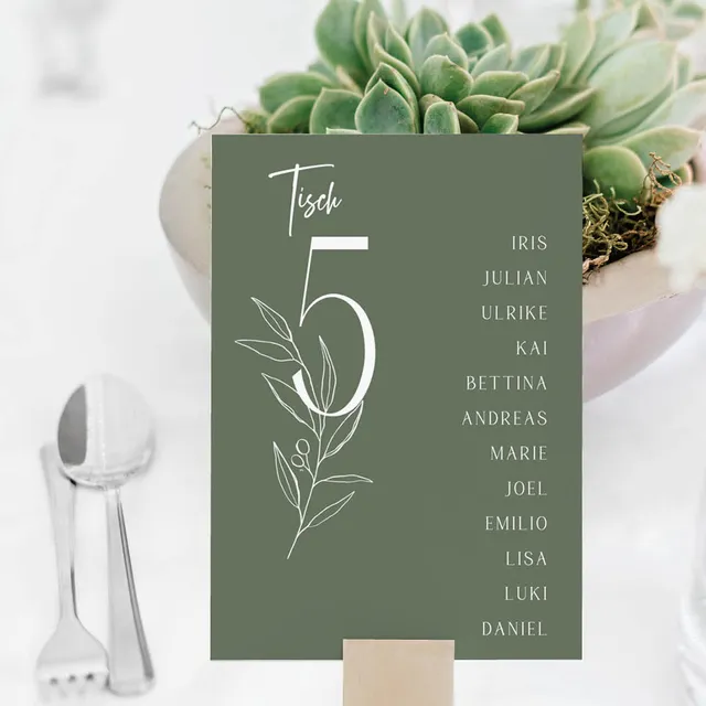weddingstyle-feier-gruppentischkarten-salbeigr-n-105x148-mm image 1