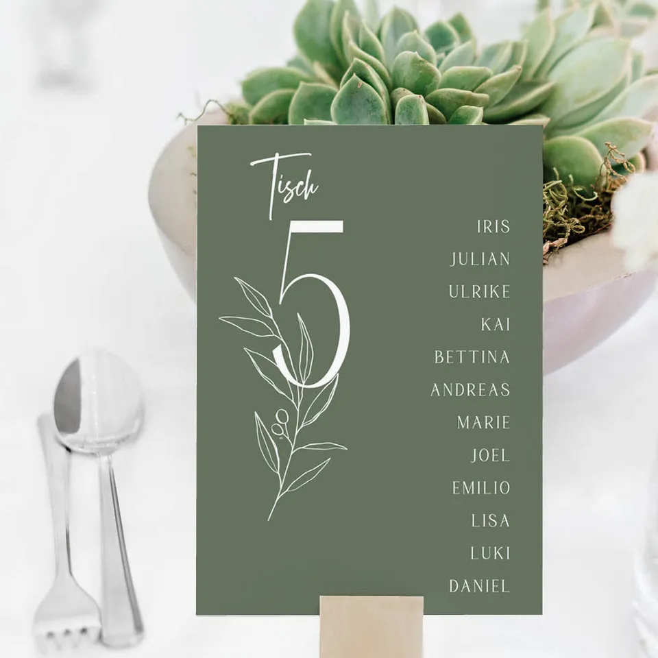 weddingstyle-feier-gruppentischkarten-salbeigr-n-105x148-mm image 1