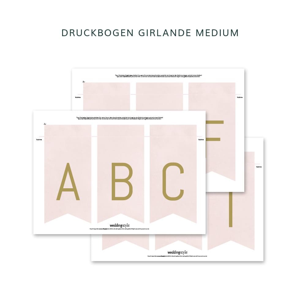 weddingstyle-feier-diy-girlande-rosa-gold-buchstaben-wimpel image 4