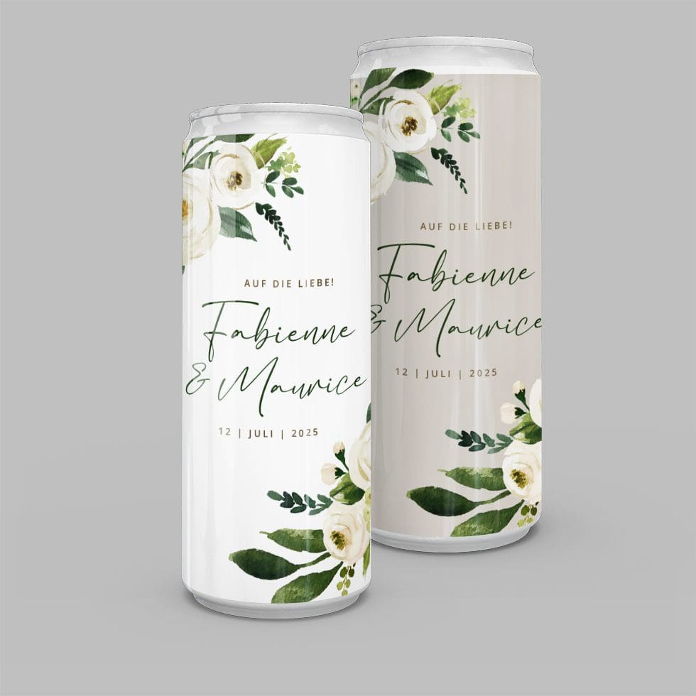weddingstyle-sektempfang-dosenaufkleber-white-flowers-10er-set-wasserfest image 1
