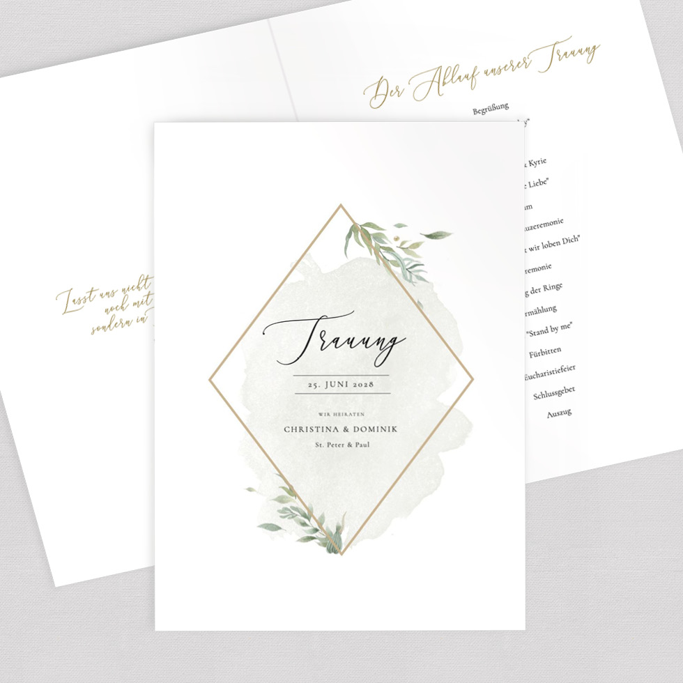weddingstyle-greenery-kirchenheft-umschlag-pdf-vorlage image 1